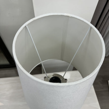 Liman Home Decor - Liman Online Tafellamp Metaal Zilver Marmer Voet