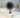 Liman Home Decor - Liman Online Telli Decoratie Bol Met Marmer Stand 54cm Zwart