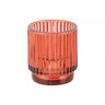 Liman Home Decor - Liman Online THEELICHTHOUDER ROOD D7XH8CM GLAS
