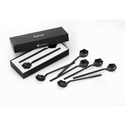 Liman Home Decor - Liman Online Tiamo Diamond Luxe Theelepel 6-Delig Black