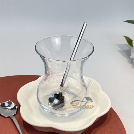 Liman Home Decor - Liman Online Tiamo Diamond Luxe Theelepel 6-Delig Zilver