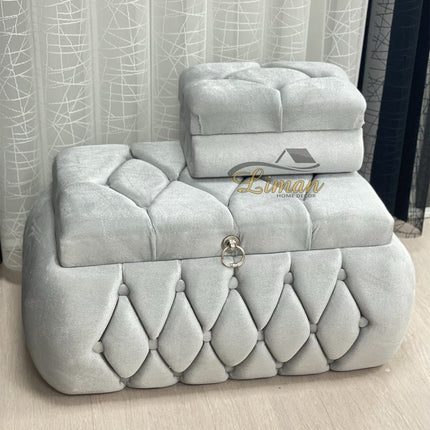 Liman Home Decor - Liman Online Ulviye  Bruidkisten Zilver