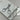 Liman Home Decor - Liman Online Verlovings Schaar Zilver
