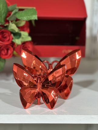 Liman Home Decor - Liman Online Vlinder Decoratie Rood 2 Delig