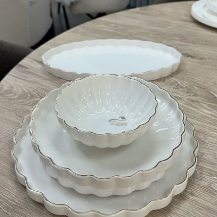 Liman Home Decor - Liman Online Zerafet 6-Persoons | 25-Delig Serviesset