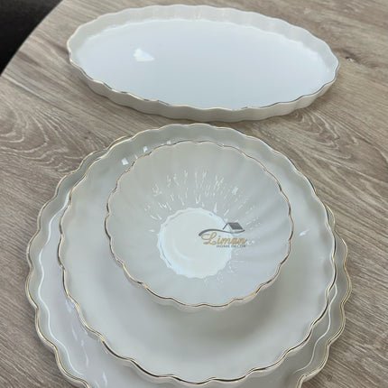 Liman Home Decor - Liman Online Zerafet 6-Persoons | 25-Delig Serviesset