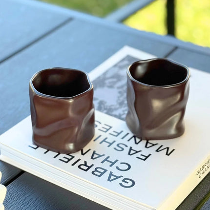 Liman Home Decor - Liman Online Zirconia keramieken Mok Matt Mocha | 2 Delig