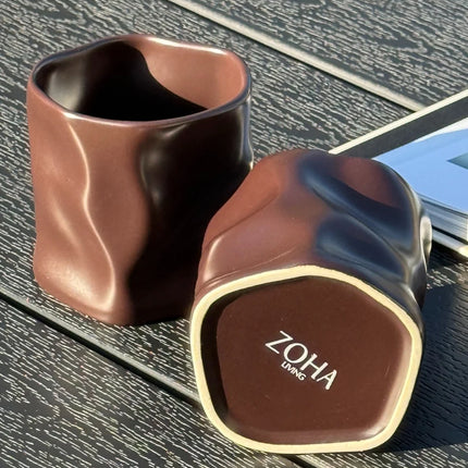 Liman Home Decor - Liman Online Zirconia keramieken Mok Matt Mocha | 2 Delig