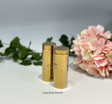 Liman Home Decor - Liman Online Zout / Pepervaarje RVS Goud 2 Delig