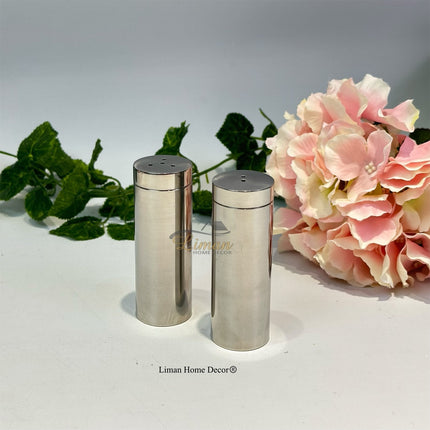 Liman Home Decor - Liman Online Zout / Pepervaarje RVS Zilver 2 Delig