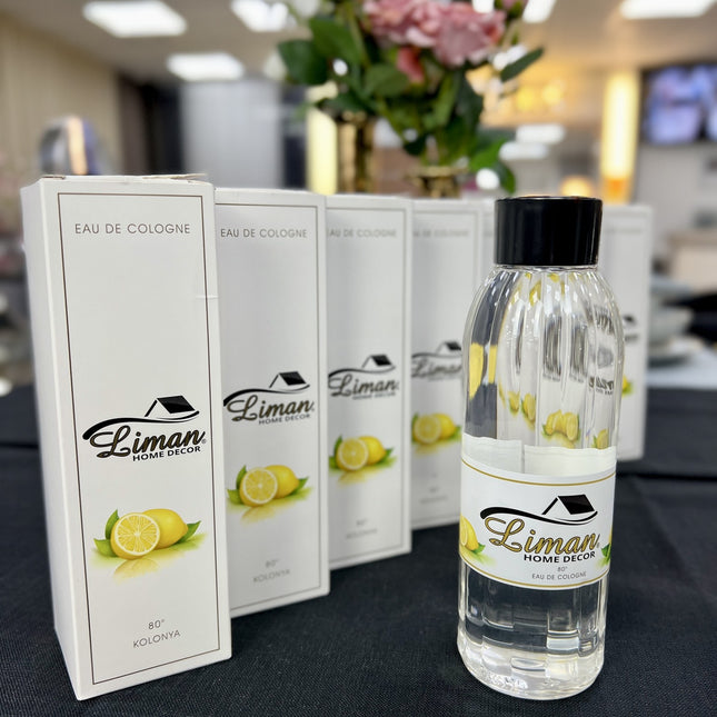 LIMAN Liman® – Citroen - Eau de Cologne – 400ml (Kolonya / Desinfectie / Aftershave)