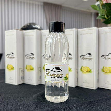 LIMAN Liman® – Citroen - Eau de Cologne – 400ml (Kolonya / Desinfectie / Aftershave)