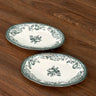 LIMAN New Vintage Green Serveerbord 21cm | 2-delig