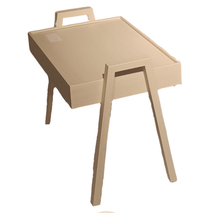 LIMAN Trendy Rechthoek 3-delige Bijzettafelset - Stapelbaar