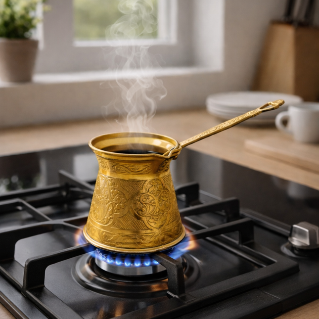 LimanOnline.com - Liman Home Decor Elegance Cezve - L - Goud