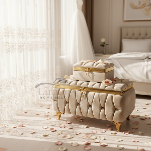 LimanOnline.com - Liman Home Decor Elena Bruidkisten Beige