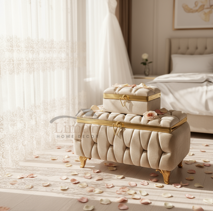 LimanOnline.com - Liman Home Decor Elena Bruidkisten Beige