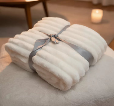 LimanOnline.com - Liman Home Decor Fluffy Deken 130x170 CM - Soft Touch - Knuffeldeken - Rabbit - Vacht