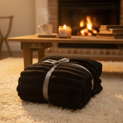 LimanOnline.com - Liman Home Decor Fluffy Deken 130x170 CM - Soft Touch - Knuffeldeken - Rabbit - Vacht