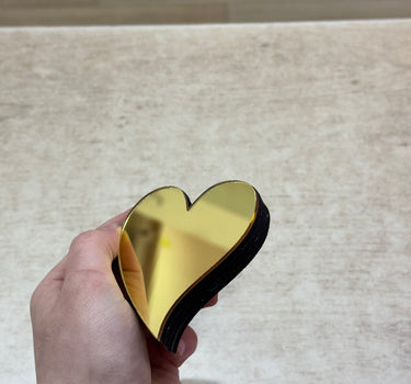 LimanOnline.com - Liman Home Decor Hart Ringhouder - Platteau | Goud Per Stuk