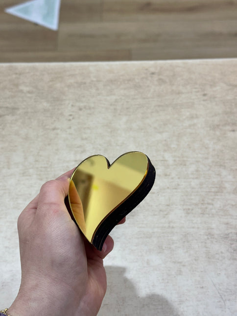 LimanOnline.com - Liman Home Decor Hart Ringhouder - Platteau | Goud Per Stuk