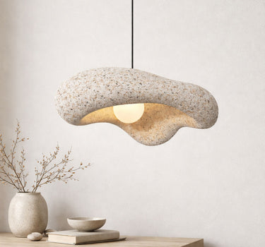 LimanOnline.com - Liman Home Decor Japandi Hanglamp Ø 50 cm Zenica Zand Steenlook