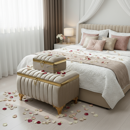 LimanOnline.com - Liman Home Decor Palora Bruidkisten Beige