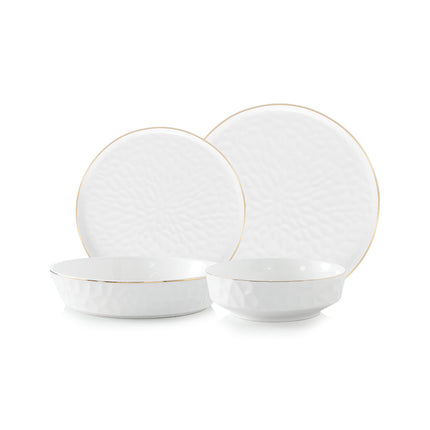 LIV Estella Goud Rond 6-Persoons | 24-Delig Serviesset