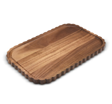 LIV FLORI Acaciahouten serveerschaal - 39×25 cm