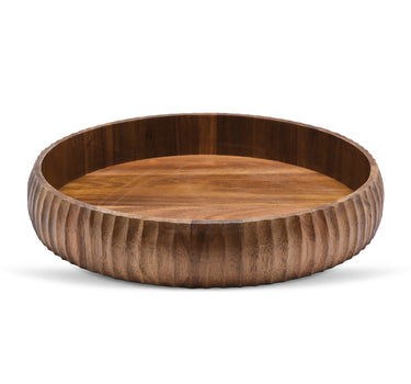 LIV LINEA Acaciahouten dienblad - Ø 30×5 cm