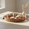 LIV LINEA Acaciahouten dienblad - Ø 35.5×5 cm
