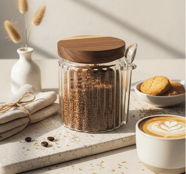 LIV LINEA Borosilicaatglas bewaardoos / suikerpot - 500 ml