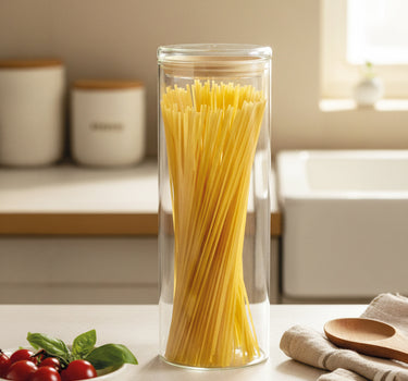 LIV MONO Borosilicaatglas Voorraadpot / opbergpot / Bewaardoos - met deksel – 2000 ml ( Per Stuk )
