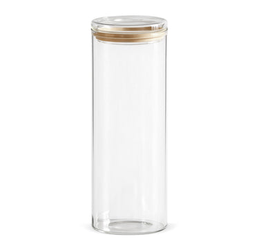LIV MONO Borosilicaatglas Voorraadpot / opbergpot / Bewaardoos - met deksel – 2000 ml ( Per Stuk )