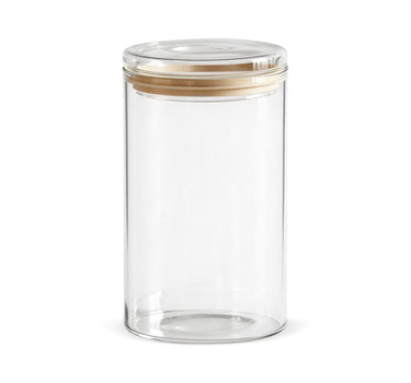 LIV MONO Borosilicaatglas Voorraadpot / opbergpot / Bewaardoos - met deksel – 1400 ml ( Per Stuk )