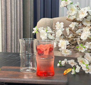 MLX Bamboo 2 delige Borosilikatglas 400 ml
