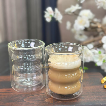 MLX Dubbelwandig Bobble 2 delige Borosilikatglas 200 ml