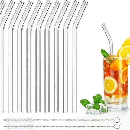 MLX Glazen Rietje 20cm - set/6