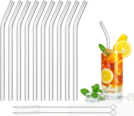 MLX Glazen Rietje 20cm - set/6