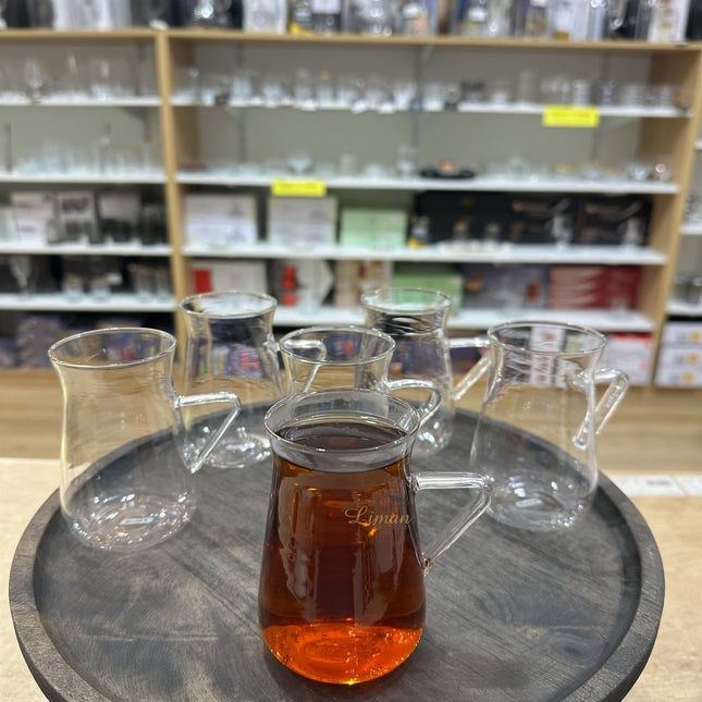 MLX Line  Borosilikat Theeglazen 6 Delig 200 ml