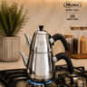 MLX MLX Theepotset 4-dlg - Turkse authentieke theepot RVS ( 0,75 / 1,5 Liter )