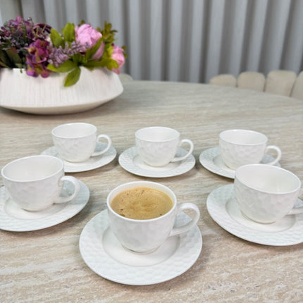 MLX Petek Espressoset 12 Delig | 6 Persoons