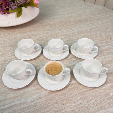 MLX Petek Espressoset 12 Delig | 6 Persoons