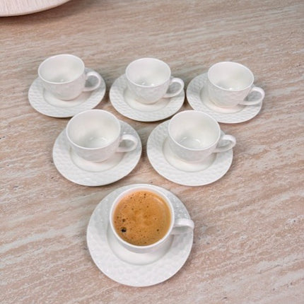 MLX Petek Espressoset 12 Delig | 6 Persoons