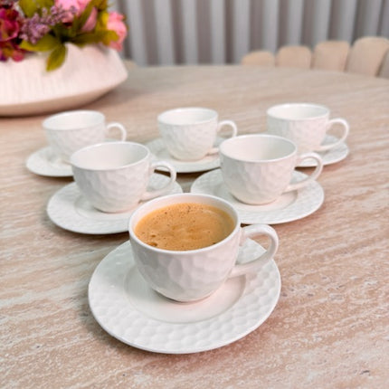 MLX Petek Espressoset 12 Delig | 6 Persoons