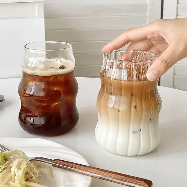 MLX Ribbed Line 2 delige Borosilikatglas 540 ml