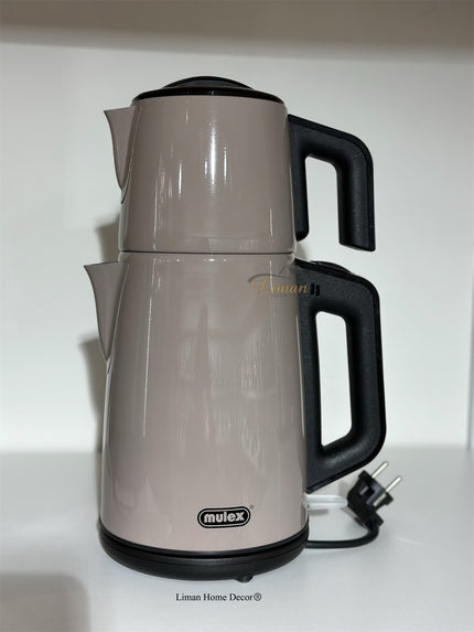 MULEX Mulex Elektrische Theepot 1 / 2 Liter Beige