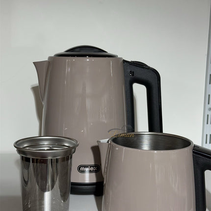 MULEX Mulex Elektrische Theepot 1 / 2 Liter Beige