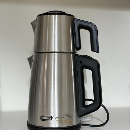 MULEX Mulex Elektrische Theepot 1 / 2 Liter Geborsteld RVS