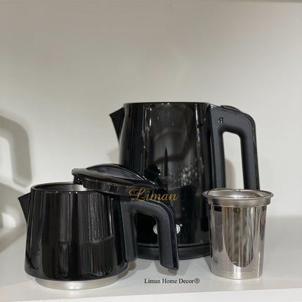 MULEX Mulex Elektrische Theepot 1 / 2 Liter Zwart